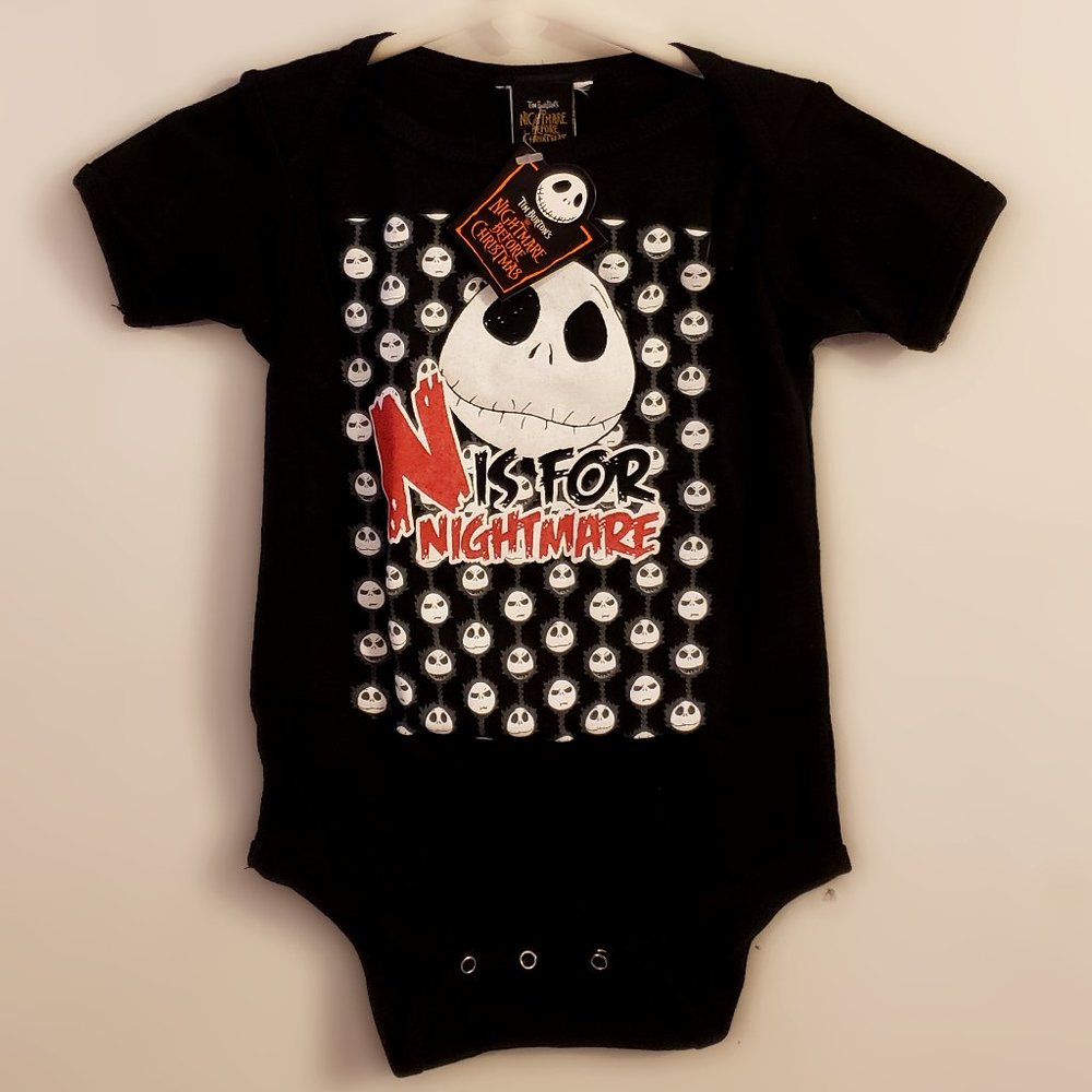 Nightmare Before Christmas Jack 12-18 Month Onesie